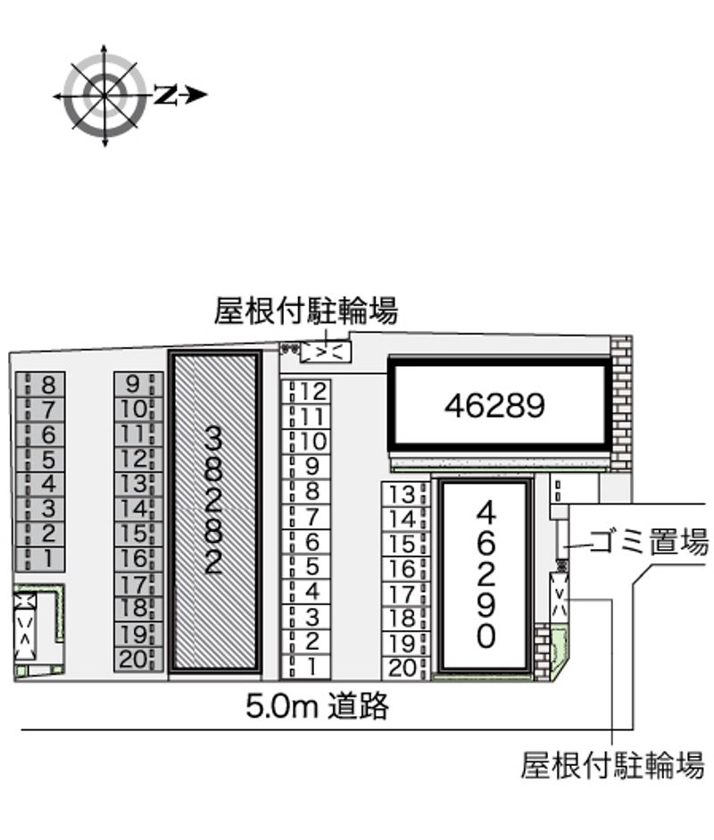 レオパレスエスプワール 配置図