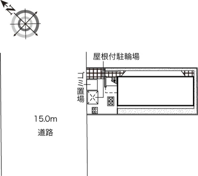 レオパレスヴァンサンカン 配置図