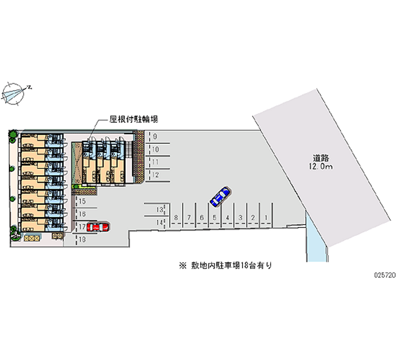 25720月租停車場