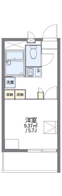 レオパレスダルマヤ 間取り図