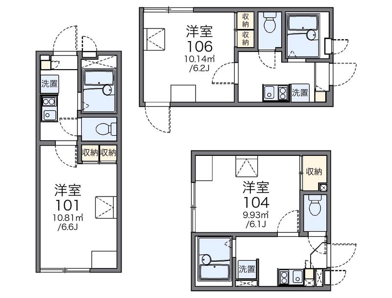 レオパレスエターナル 間取図