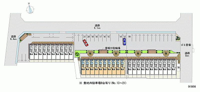 レオパレスラダックＢ 月極駐車場