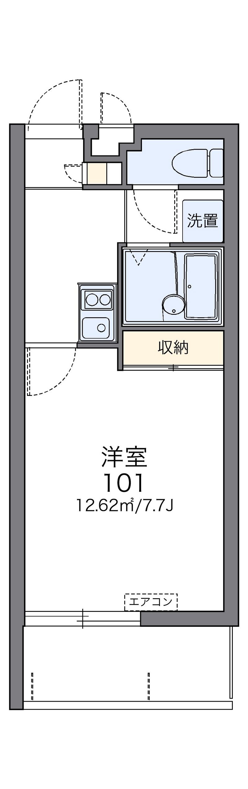 レオパレスＳＡＫＩ 間取図