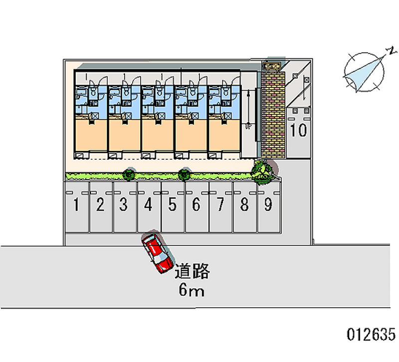 レオパレスＲｉｖｅｒＷｅｓｔ 月極駐車場