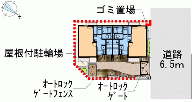 レオネクストグランマ　Ｋ　Ⅰ 区画図