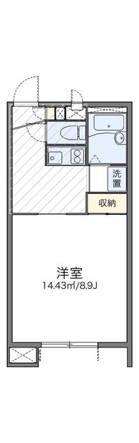 レオパレス渓−せせらぎ− 間取り図