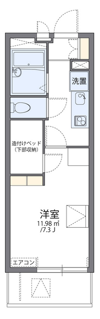 レオパレスＦＡＬＣＯＮ 間取り図