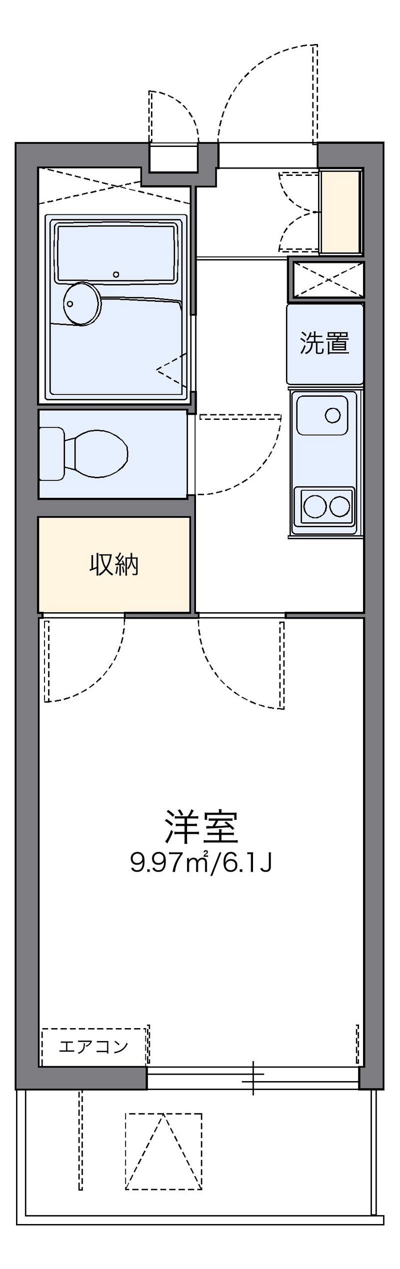 レオパレスヴィラ白金 間取り