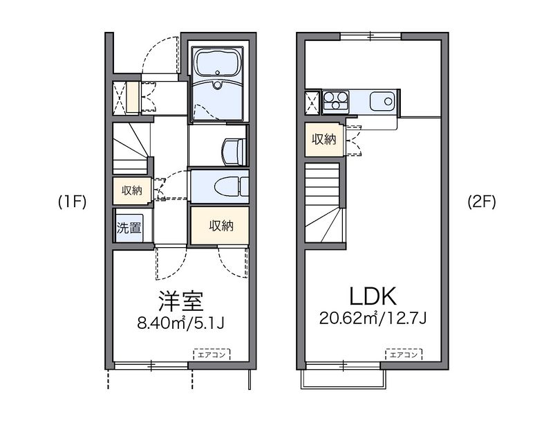 レオネクストかのやＴＹＳ 間取図