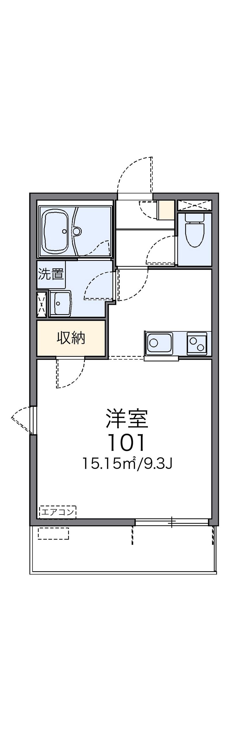 レオネクストオルフェーヴル 間取図
