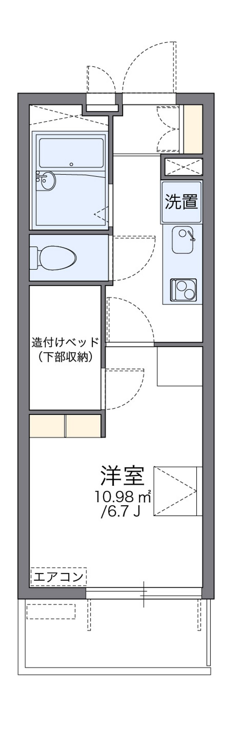 レオパレスシュピッツェ 間取図
