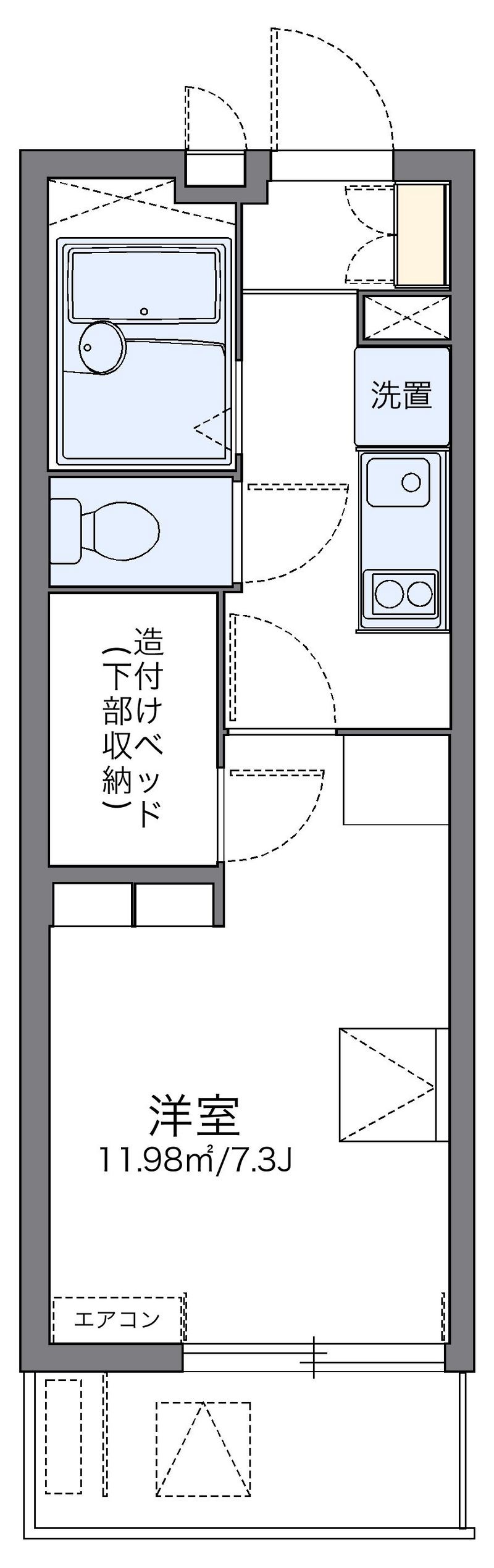 レオパレスヴィーブル 間取り