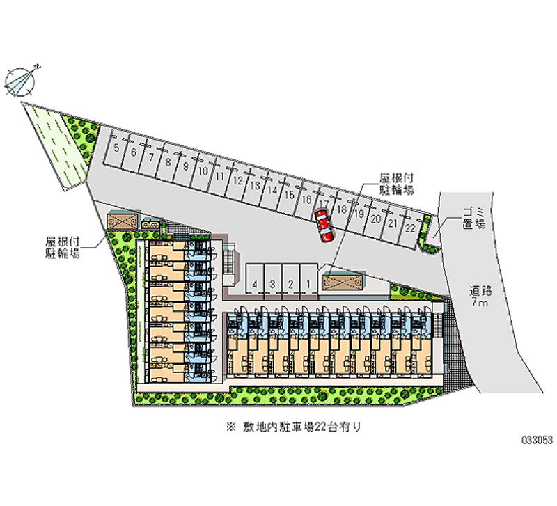 33053 Monthly parking lot