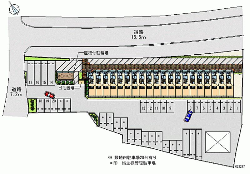 23297月租停车场