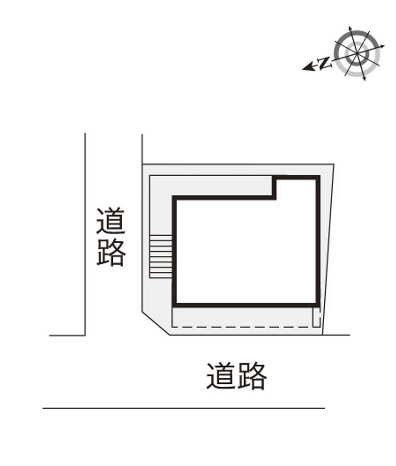 レオパレス東中野第４ 配置図