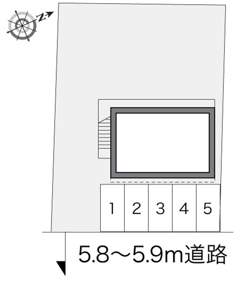 レオパレス宮千代 配置図