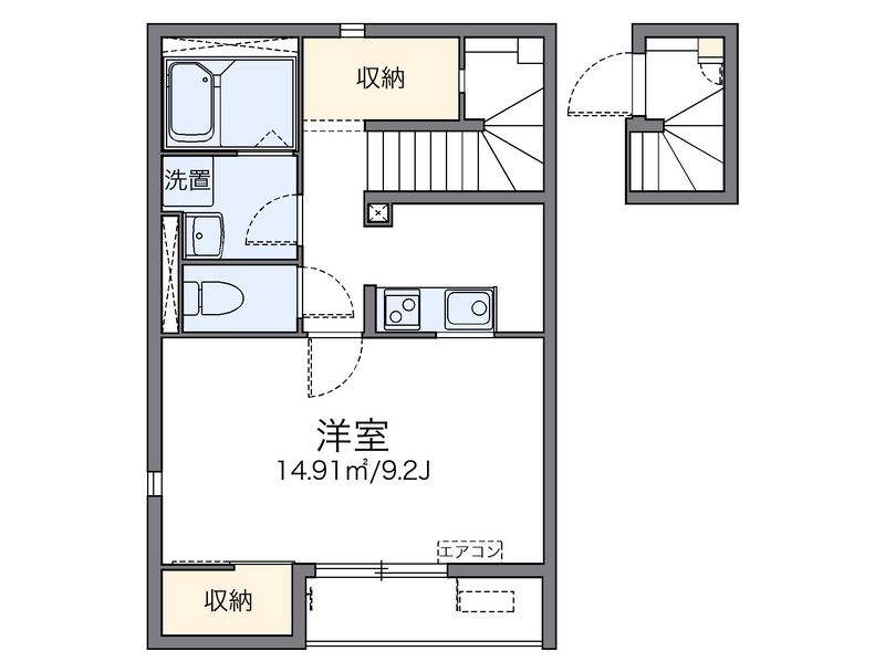 レオネクストＬｉｇｈｔ 間取図