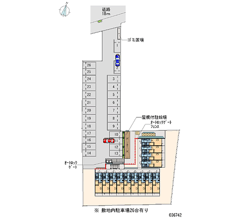 36742月租停车场