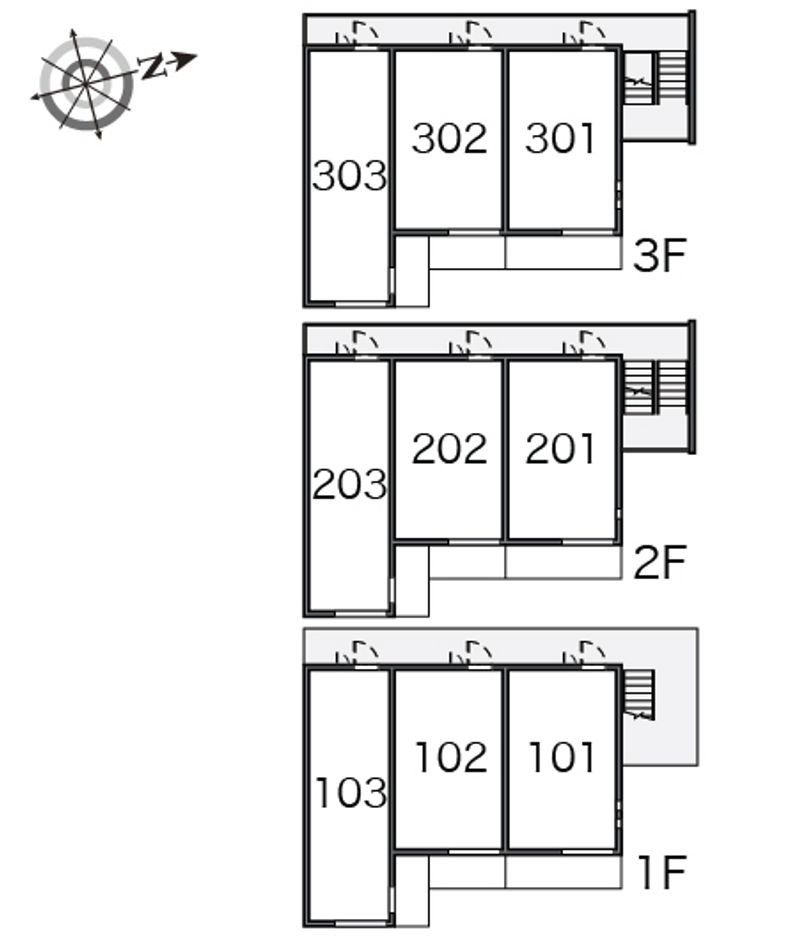 クレイノプレアデス 間取配置図