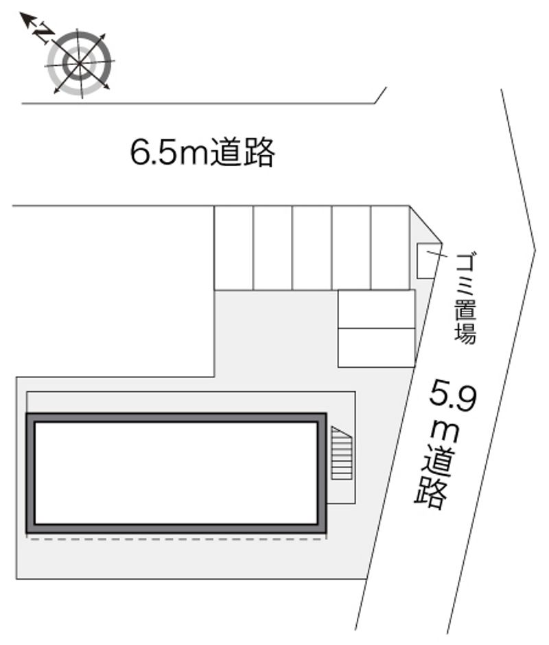 レオパレスフォンターナ 配置図