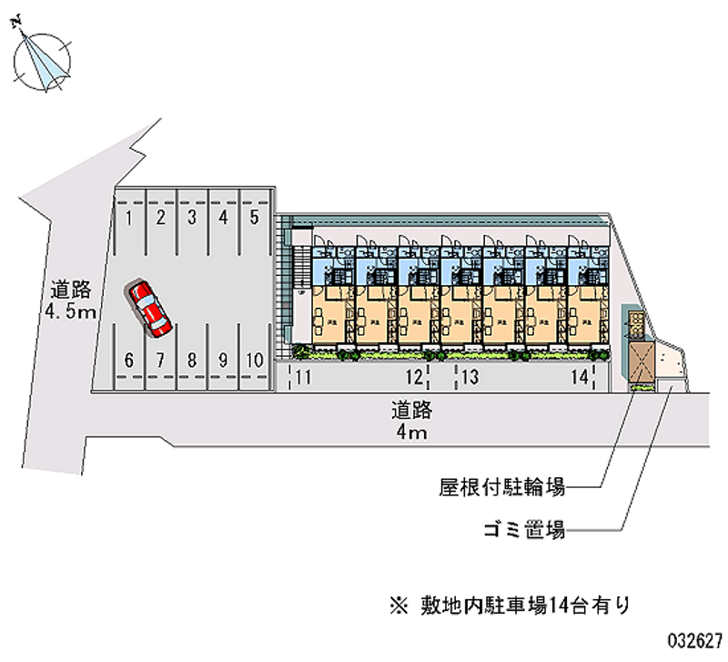 32627 Monthly parking lot