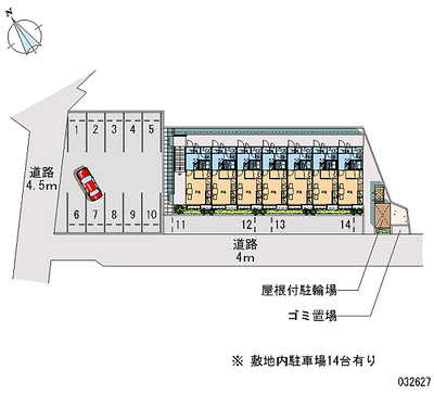 32627 Monthly parking lot