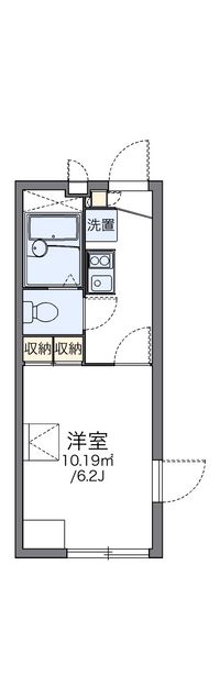 レオパレスウィステリア平井Ⅲ 間取り図