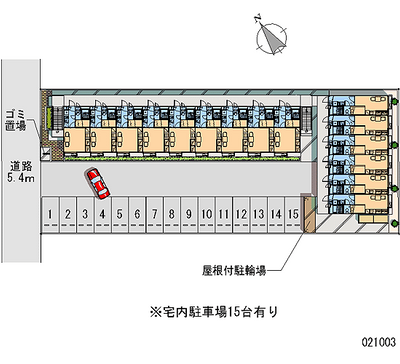 21003 Monthly parking lot