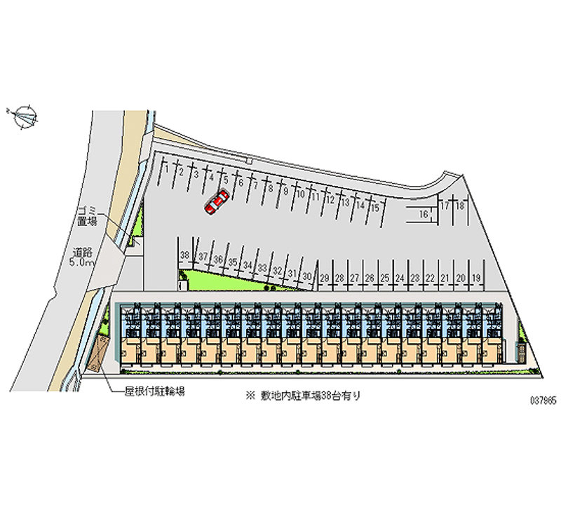 37965月租停车场