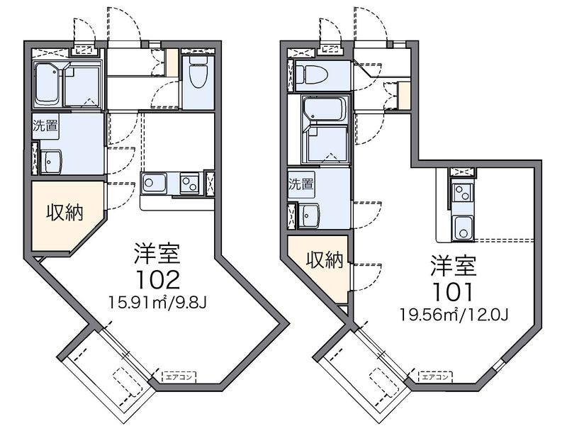 レオネクストくりの木 間取図