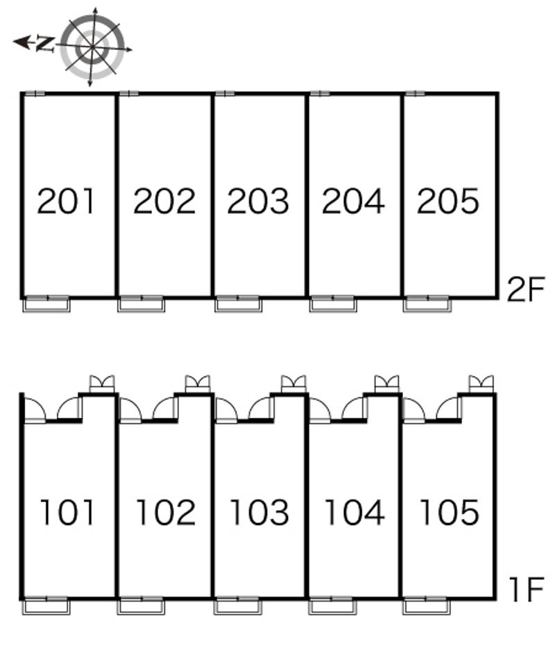 レオパレスステラ 間取配置図