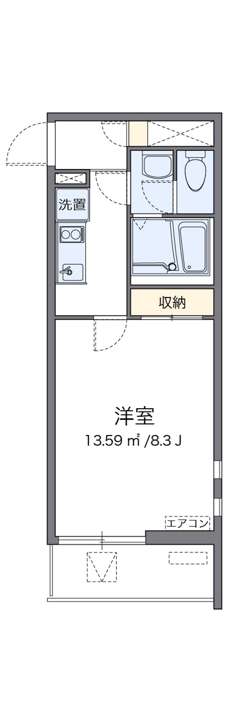 クレイノボンヌシャンス 間取図