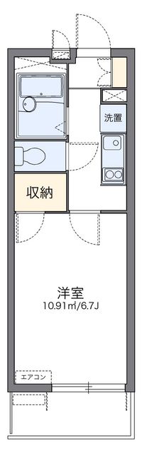 レオパレスルナボアール 間取り図