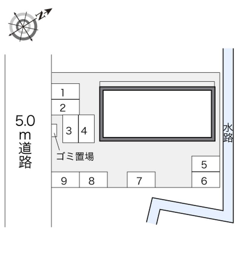 レオパレスＣＨＥＺ　ＴＯＲＴＵＥ 配置図