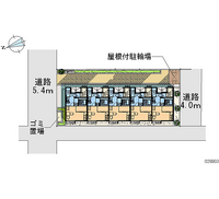 レオパレスサニースペランツィア 区画図