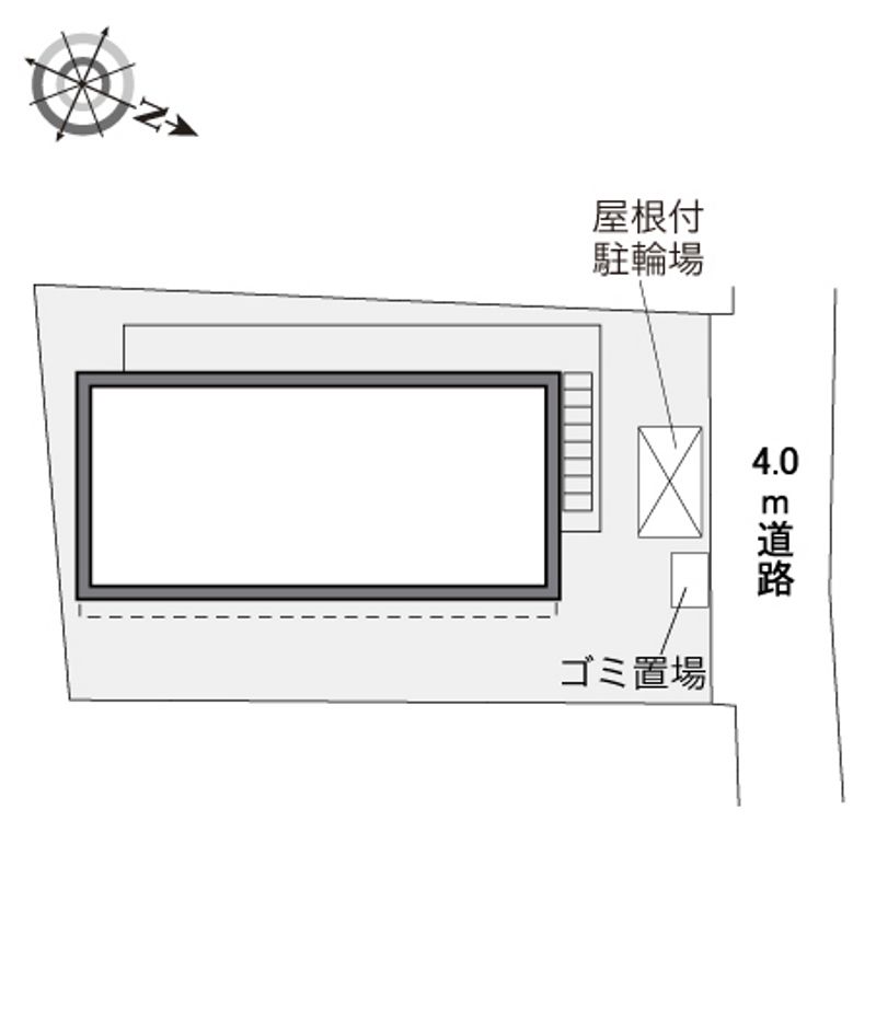 レオパレスけやき 配置図