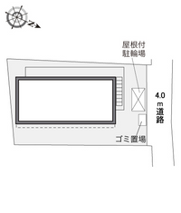 レオパレスけやき 配置図