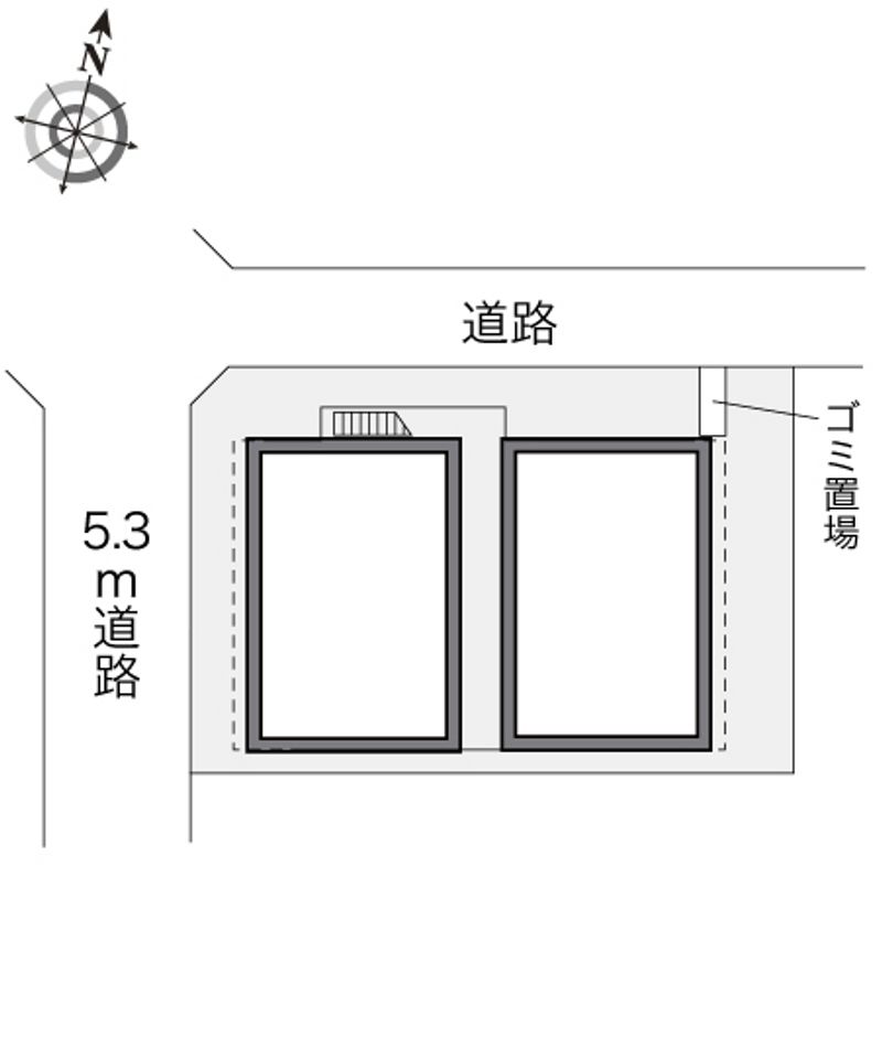 レオパレスＲｉｖｅｒｇｅ 配置図