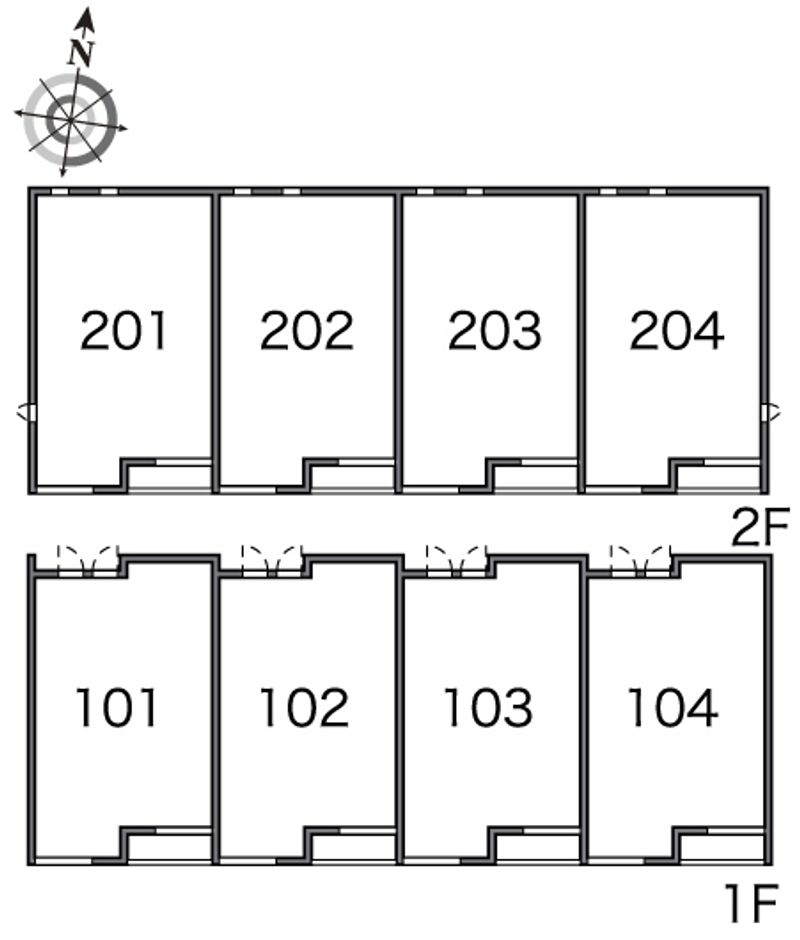 レオネクストはな 間取配置図