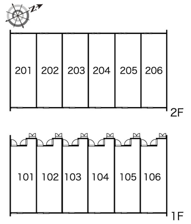 レオネクストプルメリアＡ 間取配置図