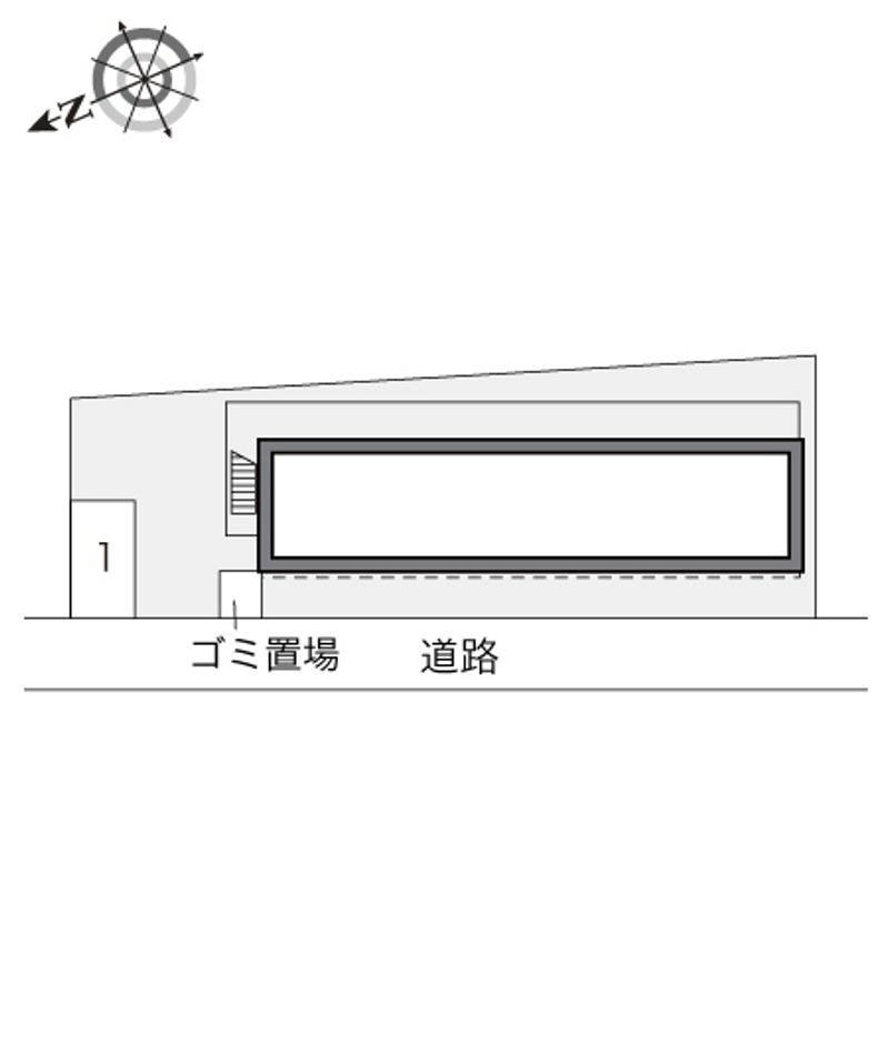 レオパレス川西 配置図