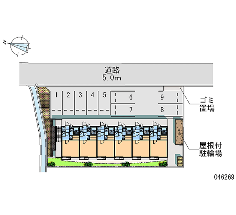 レオパレスユーカ 月極駐車場