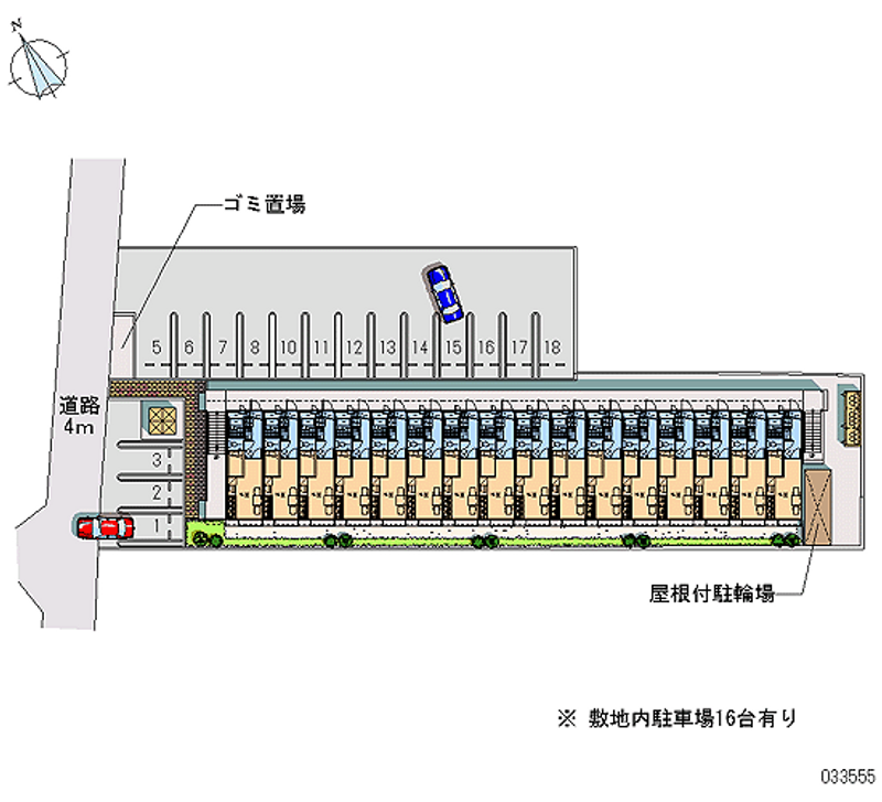 レオパレス大将ヶ根 月極駐車場