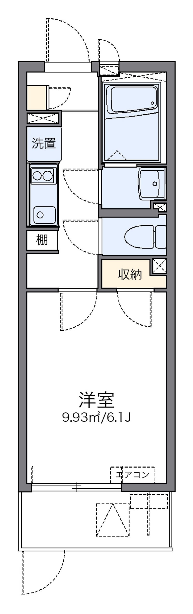 レオネクストコナ＆ミルク 間取図