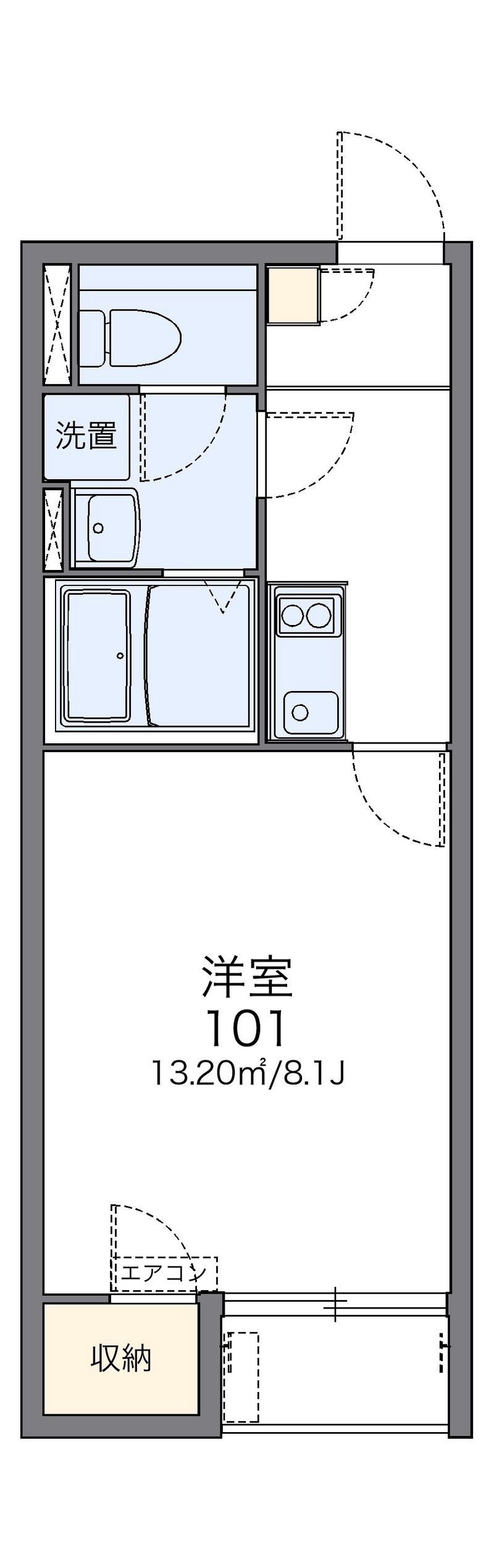 レオネクストアムール羽生 間取図
