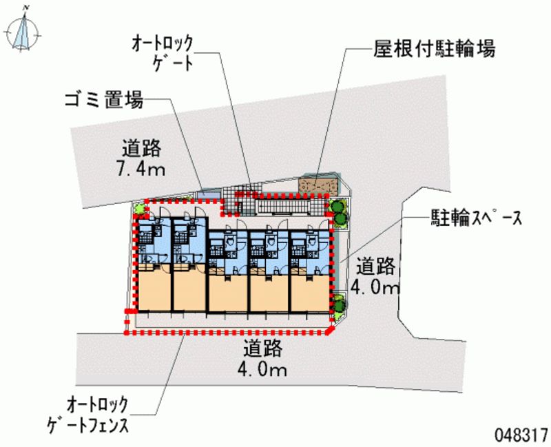 レオパレスアルメリア 区画図