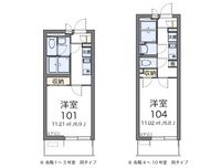 クレイノオリーブハウス　ネオ 間取り図