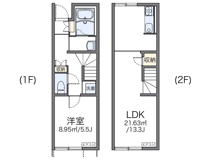 レオネクストヴィナグラート 間取図