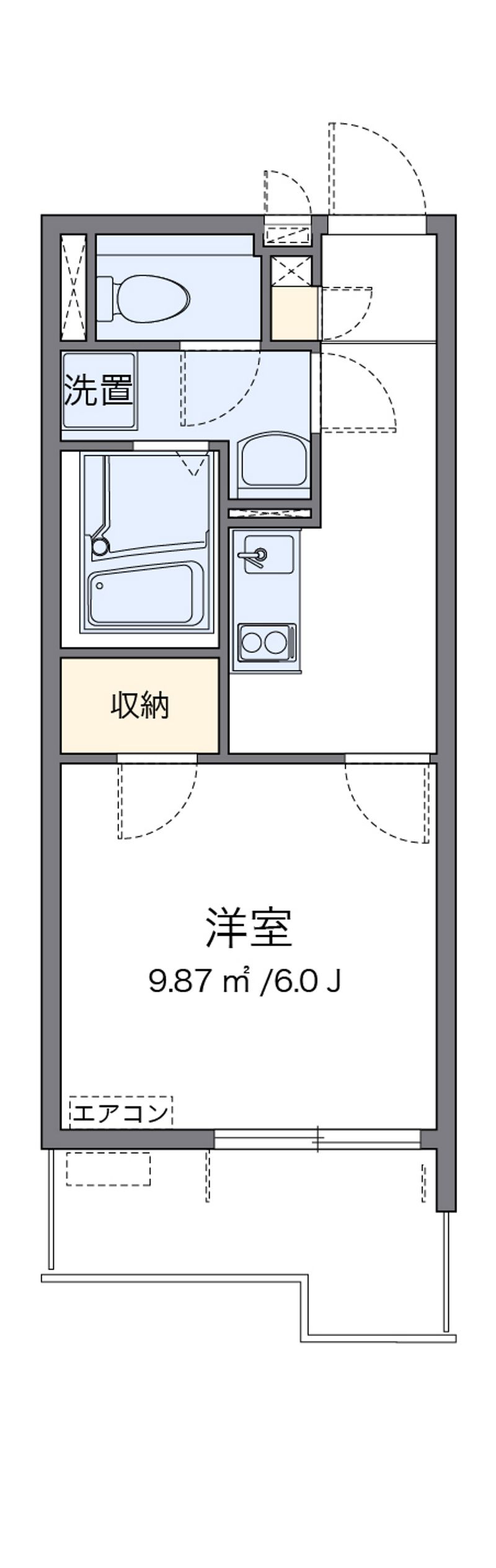 クレイノエスポワールＫ 間取図