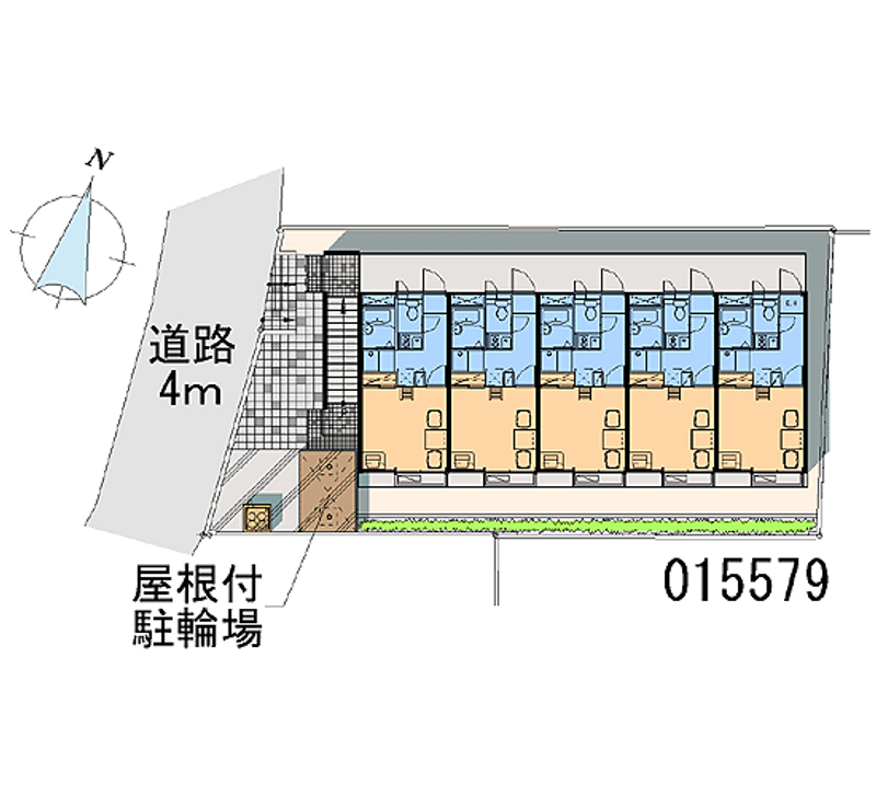 レオパレスＩＷＡＳＥ　Ｔ・Ｒ・Ｙ 区画図